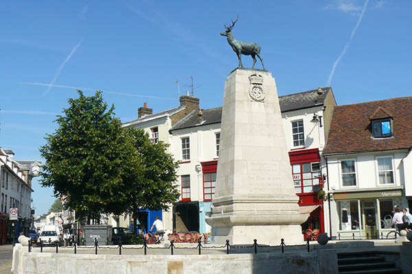 Hertford Square, and ideal place to meet up with a Hertfordshire Escorts